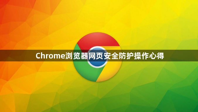 Chrome浏览器网页安全防护操作心得1