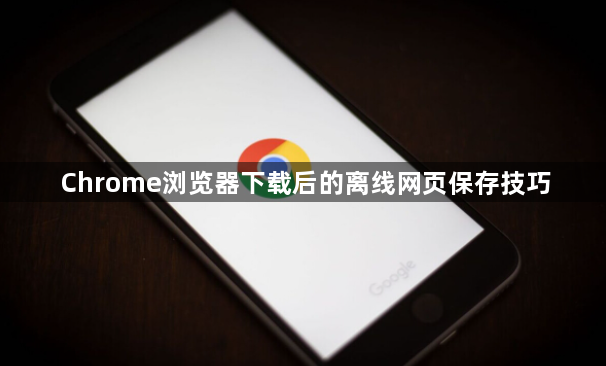 Chrome浏览器下载后的离线网页保存技巧1