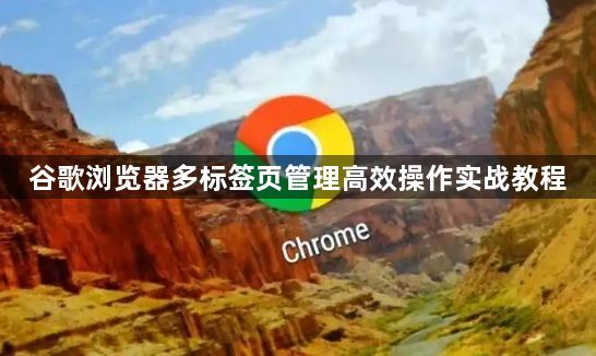 谷歌浏览器多标签页管理高效操作实战教程1