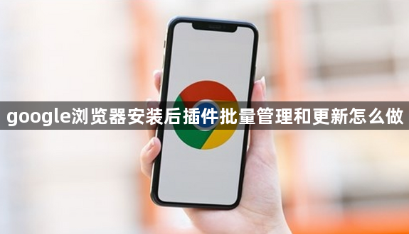 google浏览器安装后插件批量管理和更新怎么做1