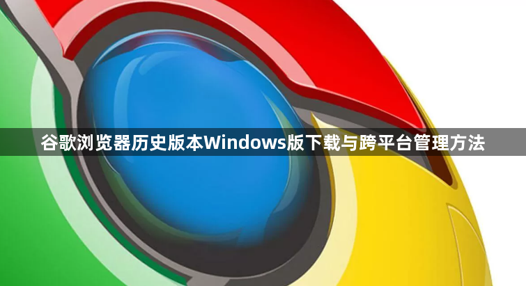 谷歌浏览器历史版本Windows版下载与跨平台管理方法1
