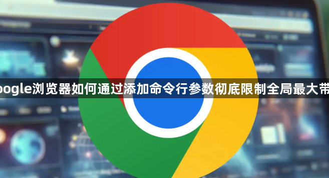 google浏览器如何通过添加命令行参数彻底限制全局最大带宽1