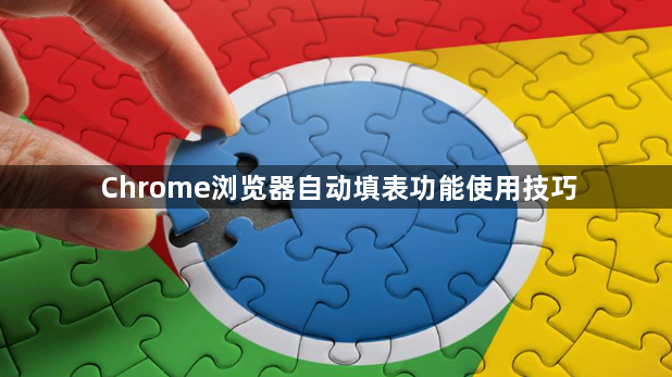 Chrome浏览器自动填表功能使用技巧1