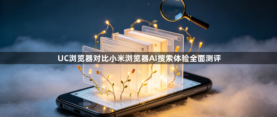 UC浏览器对比小米浏览器AI搜索体验全面测评1