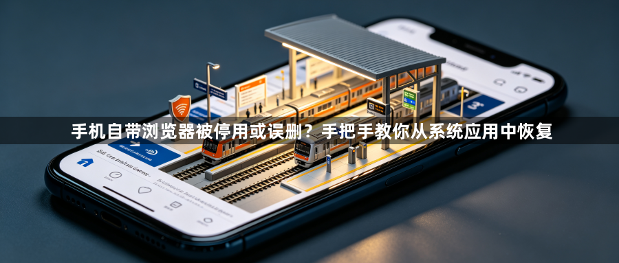 手机自带浏览器被停用或误删?手把手教你从系统应用中恢复1