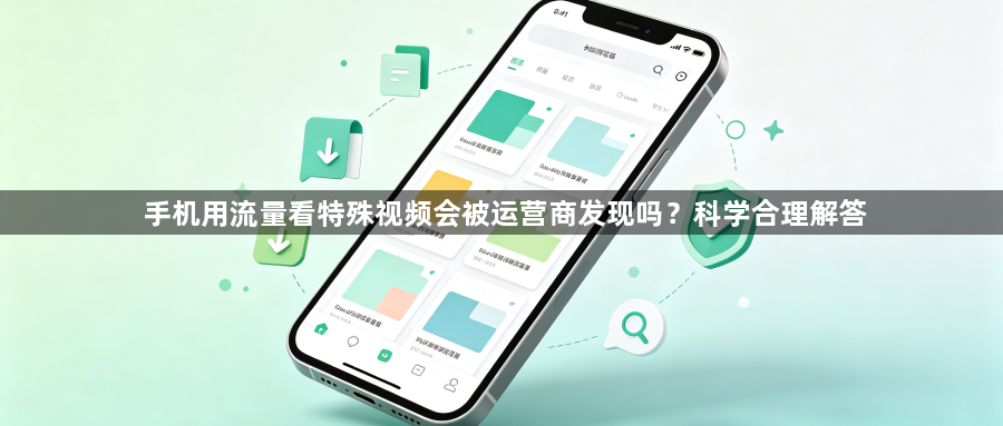 手机用流量看特殊视频会被运营商发现吗?科学合理解答1
