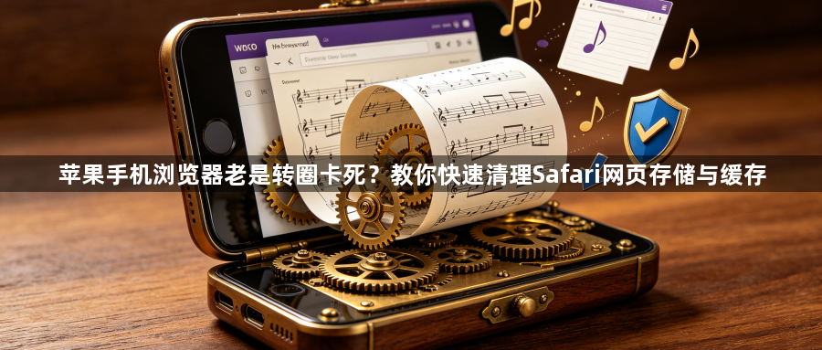 苹果手机浏览器老是转圈卡死?教你快速清理Safari网页存储与缓存1
