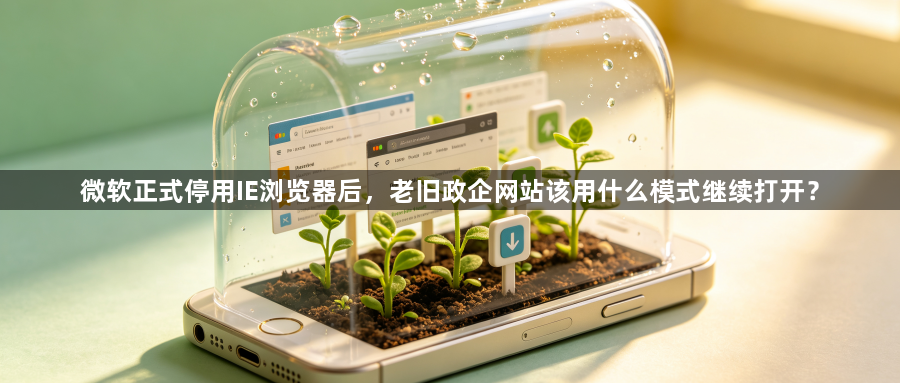 微软正式停用IE浏览器后,老旧政企网站该用什么模式继续打开?1
