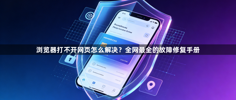 浏览器打不开网页怎么解决?全网最全的故障修复手册1