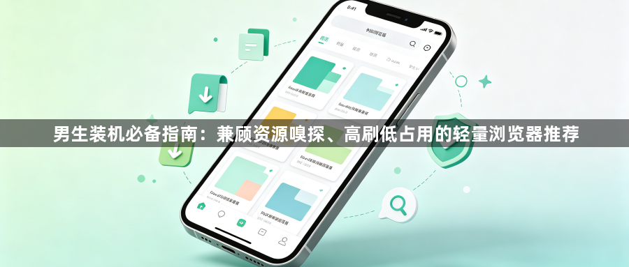 男生装机必备指南：兼顾资源嗅探、高刷低占用的轻量浏览器推荐1