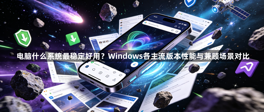 电脑什么系统最稳定好用?Windows各主流版本性能与兼顾场景对比1