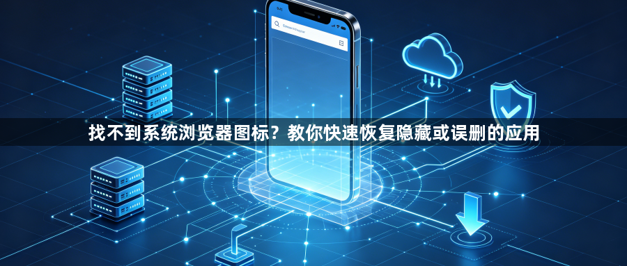 找不到系统浏览器图标?教你快速恢复隐藏或误删的应用1