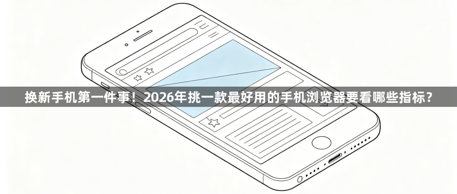 换新手机第一件事!2026年挑一款最好用的手机浏览器要看哪些指标?1
