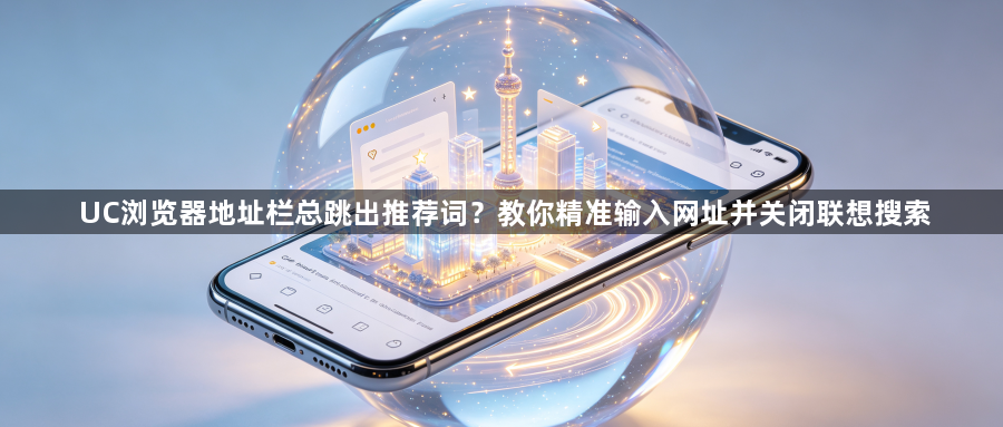 UC浏览器地址栏总跳出推荐词？教你精准输入网址并关闭联想搜索1