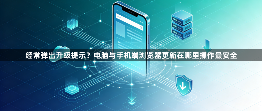 经常弹出升级提示?电脑与手机端浏览器更新在哪里操作最安全1