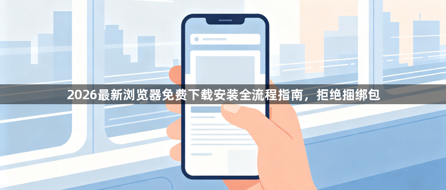 2026最新浏览器免费下载安装全流程指南,拒绝捆绑包1