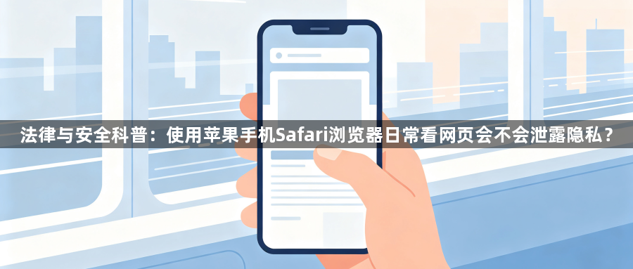 法律与安全科普：使用苹果手机Safari浏览器日常看网页会不会泄露隐私？1
