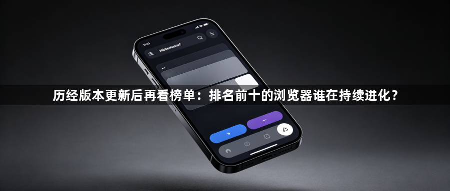 历经版本更新后再看榜单:排名前十的浏览器谁在持续进化?1